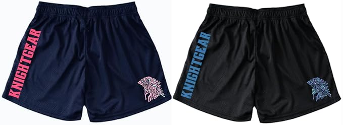 Neon Mesh Athletic Shorts