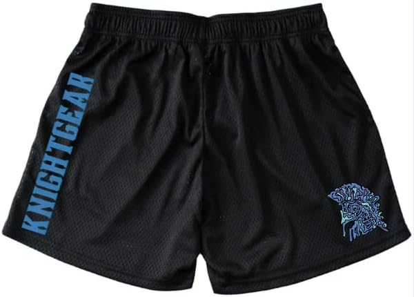 Neon Mesh Athletic Shorts