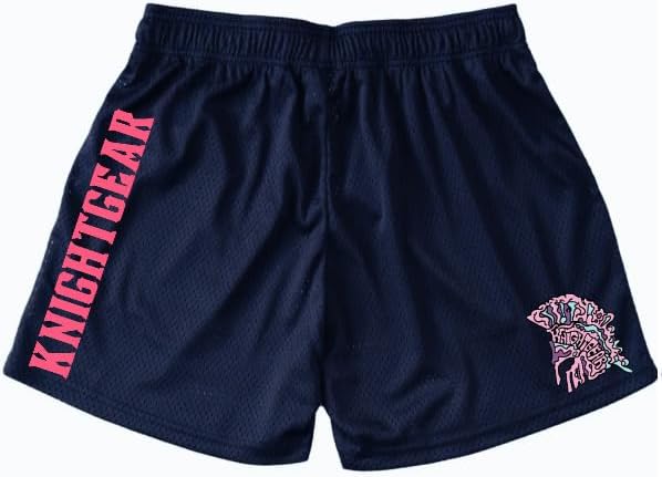 Neon Mesh Athletic Shorts